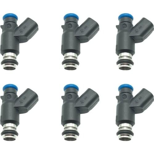 6Pcs Car Fuel injector For Chevrolet Aveo Aveo5 06-08 Pontiac Wave Wave5 96487553 1.6L OEM 96487553