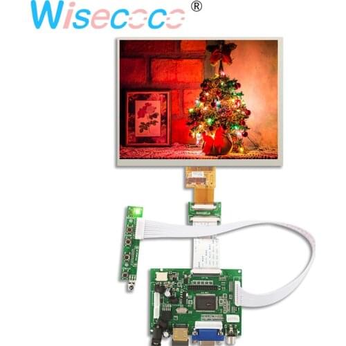 8 inch IPS 1024*768 LCD display screen HJ080IA-01E HE080IA-01D Driver Board Audio Control For Raspberry VGA
