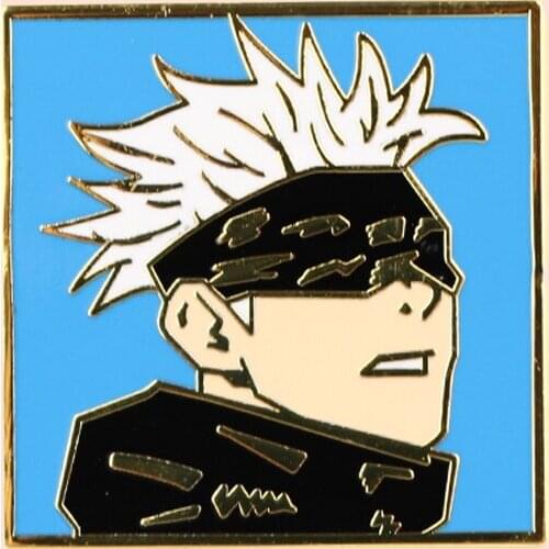 ZF3135 Anime Jujutsu Kaisen Clothing Accessories Metal Enamel Pin And Brooch For Child Lapel Pin Backpack Bags Hat Badge Gifts