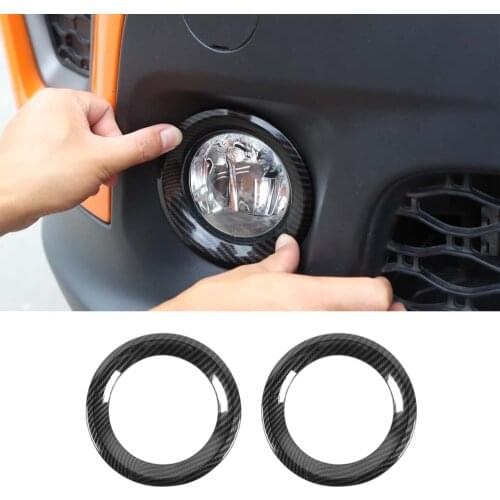 Car Front Fog Light Lamp Decoration Ring Exterior Car Styling Trim For Jeep Renegade 2019