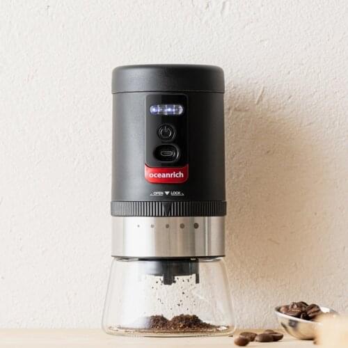 USB Rechargeable Electric Coffee Grinder Mini Household Grinder Automatic Coffee Beans Grinder