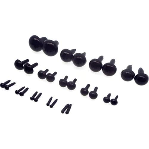 3mm Safety Black Animal Amigurumi Eyes plastic craft doll eyes for Crochet stuffed toy DIY accessories passed EN71 free shipping