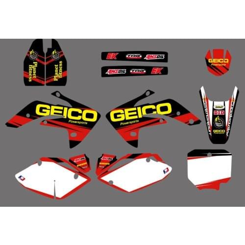 GRAPHICS & BACKGROUNDS DECALS STICKERS Kits for Honda CRF150R LIQUID COOLED 2007 08 09 10 11 2012 CRF 150 R