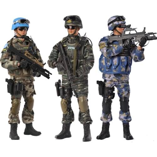 30CM Toy Solider Figure Model 1/6 Scale Military Army Men Chinese Soldiers Action Figures Toys for Boys Birthday Gift