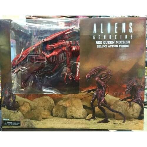 NECA Aliens GENOCIDE RED Queen Mother DELUXE Boxed Action Figure Alien Toy 15" H