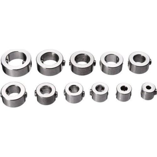 JUSTINLAU 12 piece set 3-16mm lock ring 304 stainless steel limiter twist drill limit ring