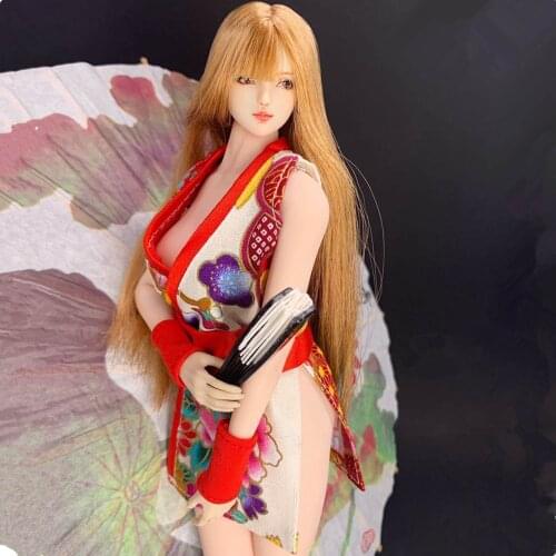 New 1/6 scale Female TBLeague Kimono Clothes for 12 inch female figure dolls Women Clothes Set Clothes Accessories