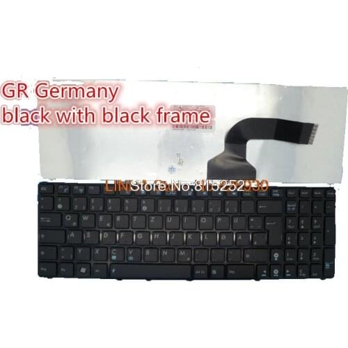Laptop Keyboard For ASUS K52 K52D K52F K52J K52N UL50 UL50A UL50V K53S K72D K72J K72S K73E K73S N71J black GR/it/US/RU New
