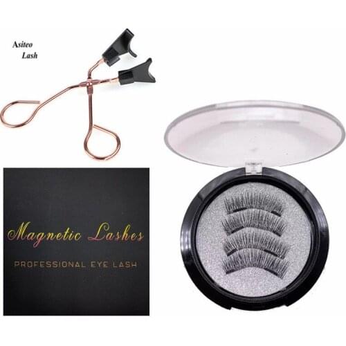 Magnets Magnetic Eyelashes With Handmade 3D False Eyelashes For Mink lashes New Faux Cils Magnetique Naturel Tweezers