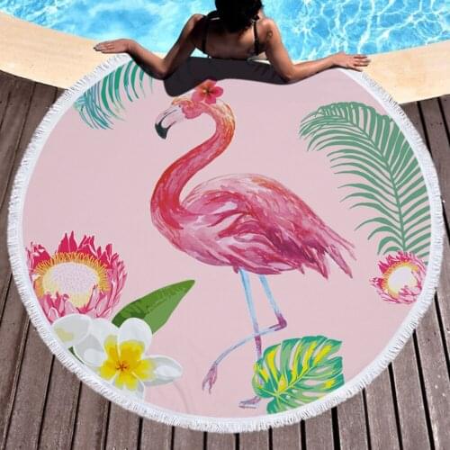 Microfiber Round Fabric Bath Beach Towels Round Large Tassel Towel For Living Room Printed Blanket Home Decorative Mattress