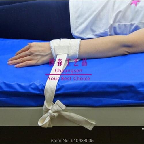 Padded Hand Leg Restraint Belt Medical Patient Care Adjustable Limb Feet Safety Constraint Strap Wrist Ankle Restraint Band
