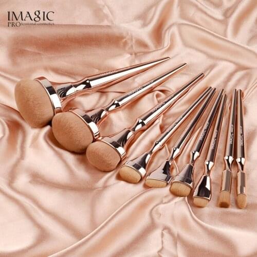 9pcs/set Makeup Brushes Set Soft Nylon Hair Blending Brush Upscale Handle Maquillaje Profesional Makeup Brush Tools Kit