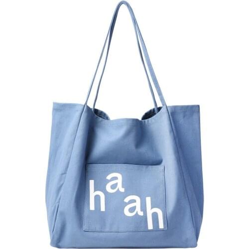 New Korean Version Canvas Luxury Designer Casual Printing Handbag Ins Red Fashion One Shoulder Womens Bag Purses And Handbags