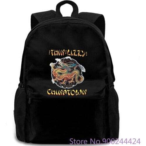THIN LIZZY CHINATOWN PHIL LYNOTT HARD BLUES ROCK UFO BUDGIE NEW BLACK backpack