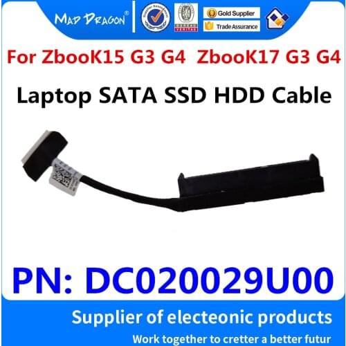 NEW original DC020029U00 847871-001 For HP ZBook 15 G3 G4 ZBook 17 G3 G4 Laptop SATA SSD Hard Drive Cable Connector HDD Cable