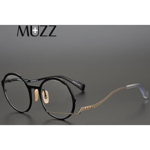 Hand Made Metals Optical Eyeglasses Retro Japan Men Myopia Prescription Glasses Frame Personality New Women High quality Eyewear