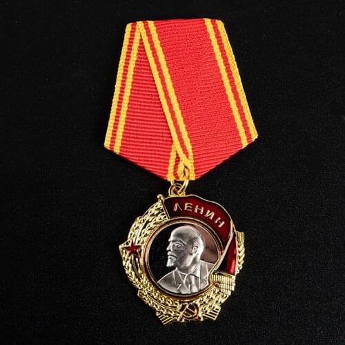 CCCP Orden Lenina USSR Order Of Lenin Pre Soviet Union Military Medal Russia Military Decoration CCCP Person Gold Badges