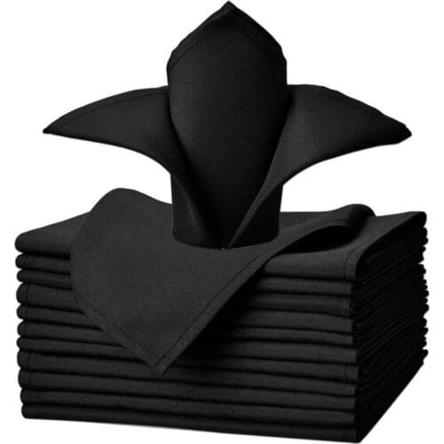 12 Pcs Cloth Napkins Dinner Towel Cloth,Soft Washable and Reusable Napkin,for Restaurant Wedding Hotel Dinner Party