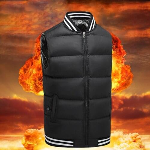 Electric USB Heating Padded Hoodie Coat Vest Warm Winter Outwear 2020 US