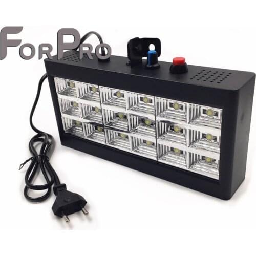 Sound Led Stage LED Room strobe 18 RGB DJ Lights Strobe Ball Disco Flash Light Club Home Party Club Bar 110V 220V