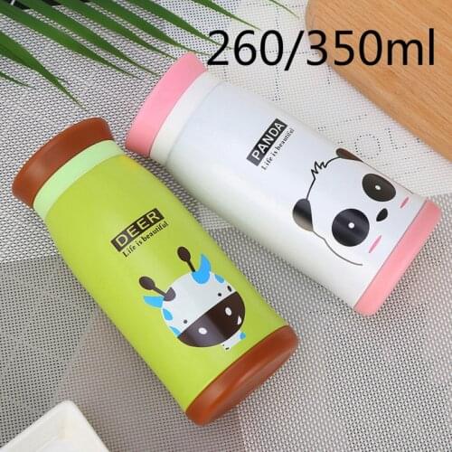 260ml/350 Ml Cartoon Thermos Cup Bottle Stainless Steel Thermocup Vacuum Thermal Mug Child Tumbler Outdoors Thermo Funny Gift