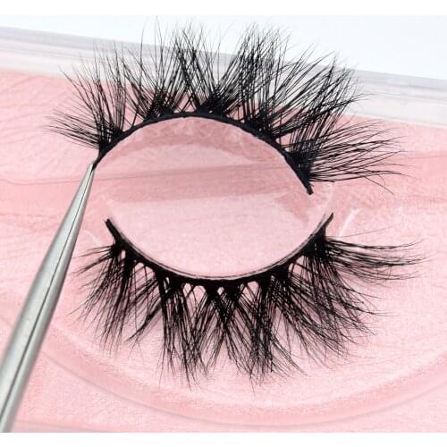 Visofree Eyelashes 3D Mink Lashes High Volume Handmade Mink False Eyelashes Thick Full Strip Lashes Cruelty Free M28