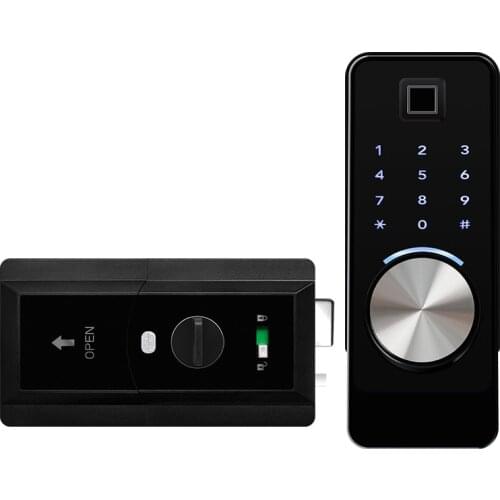 Yagu fingerprint all-pass lock APP Bluetooth electronic password lock exterior anti-theft door composite cow head auxiliary door