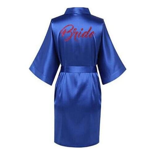2018 Hot Women Satin Silk robes Gown Wedding Bride robe Bridesmaid Bridal robe HP002 AU