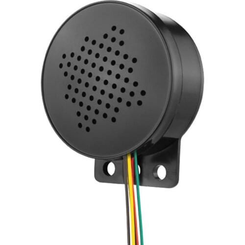 12-24V 110dB Car Start Voice Custom 4-channel Trigger Voice Speaker Prompter Sound Alarm Horns USB Reverse Siren Horn Beep