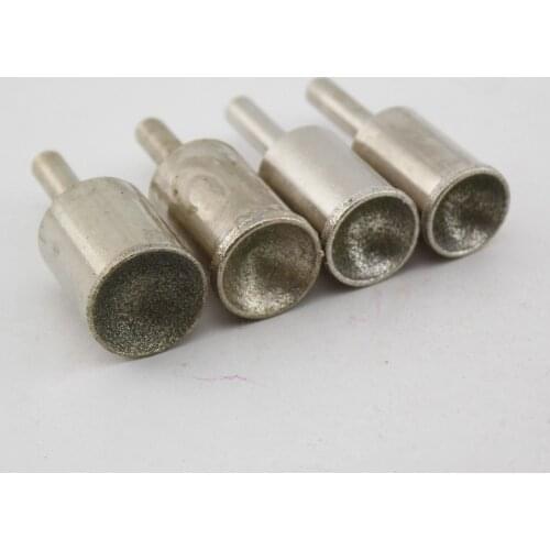 Diamond Mounted Point 1/4"-3/4" inch SPHERICAL CONCAVE Head Grinding Bit Grit 80 ILOVETOOL
