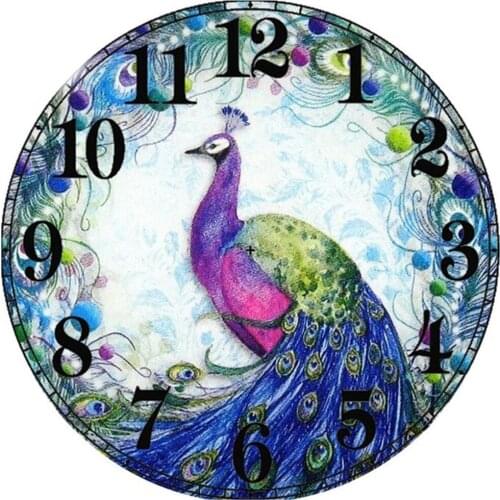 5D DIY Diamond Painting Phoenix clock Diamond Embroidery Full square Cross Stitch Rhinestone Mosaic Diamond Painting Decor FZ499