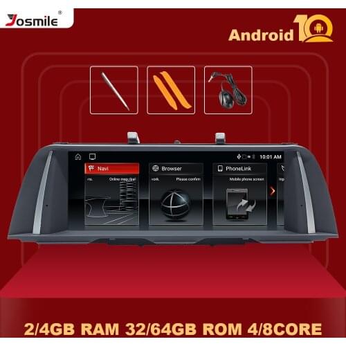 IPS DSP 4GB Android 10 Car Radio Multimedia For BMW 5 Series F10 F11 2010-2016 CIC NBT Car GPS Navigation F10 Stereo Head Unit
