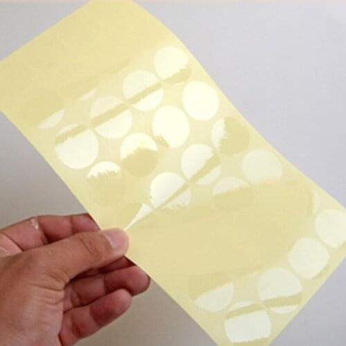 Free shipping round/circle diameter 25mm transparent/clear background blank vinyl/pvc self-adhesive sticker 1000pcs/lot