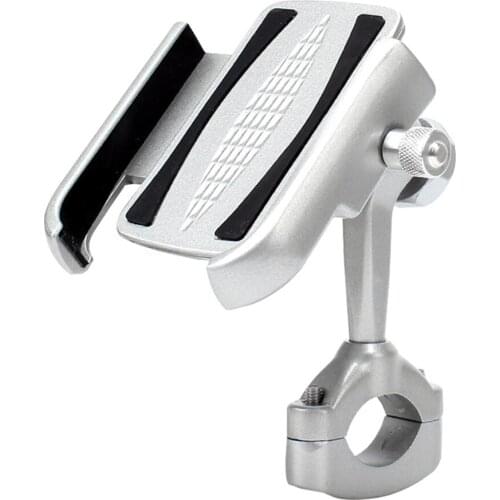 Aluminum Alloy Motorbike Mobile Phone Holder GPS Mount Motorcycle Cell Phone Bracket Bicycle Motocross Universal Accessories