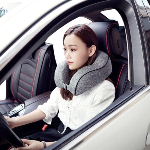 Ergonomic Design Travel Neck Pillow Memory Foam Care for The Cervical Spine Relieve Shoulder Neck Pressure Christmas Pillow 1 PC