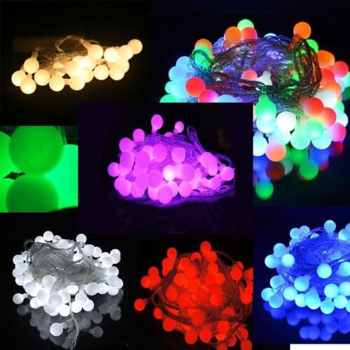 4M 40 leds Battery Powered Ball Globes Shape string Fairy light home Hotel Christmas Bar Party Ball Wedding Event decoration