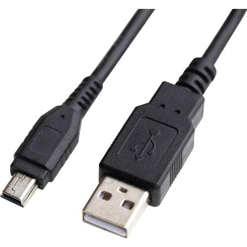 1.5M Mini USB 5Pin To USB 2.0 Male Data Charging Cable For Car GPS Digital Camera MP3 MP4