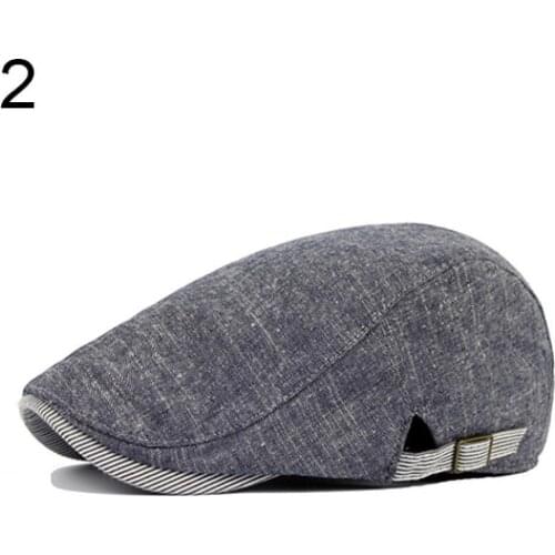 Caps Men Vintage Cowboy Retro Cotton Cap Duckbill Beret Sunhat Casual Hip Hop Hat