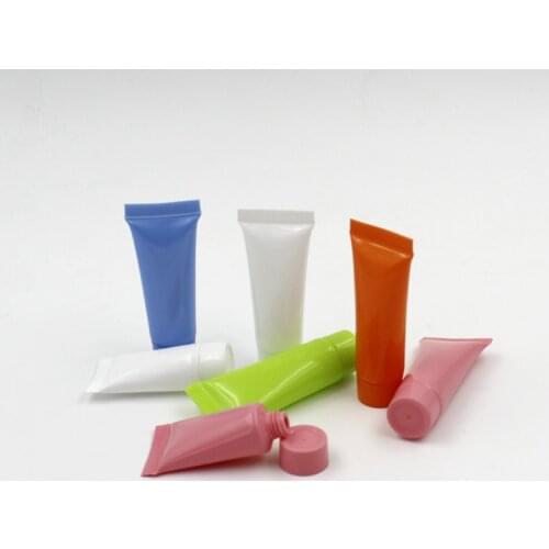 100pcs/bag 5ml Cosmetic Soft Tube plastic Lotion Containers Empty Makeup squeeze tube Refilable Bottles Emulsion Cream Packaging