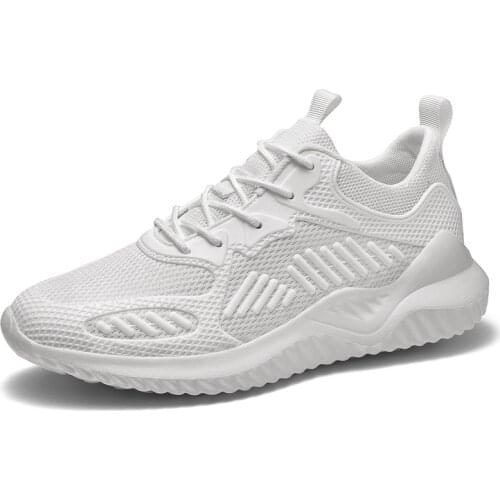 Newbeads Unisex Mens and Womens Lace Up Casual Thick-Soled Outdoor Lightweight Sports Popular Winter Running Sneaker Shoes