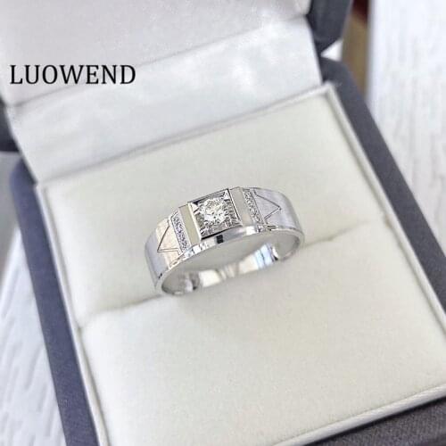 Помолвочные кольца LUOWEND China At AliExpress