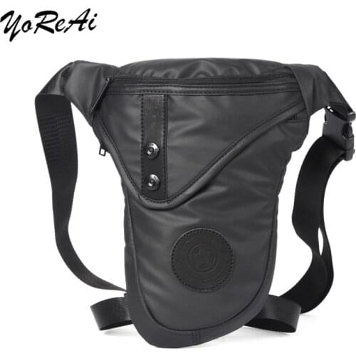 Multi-functional Mens Bag Crossbody Riding Waist Fanny Pack Waterproof Pockets Phone Drop Leg Packs Motorcycle Thigh Bags Hot