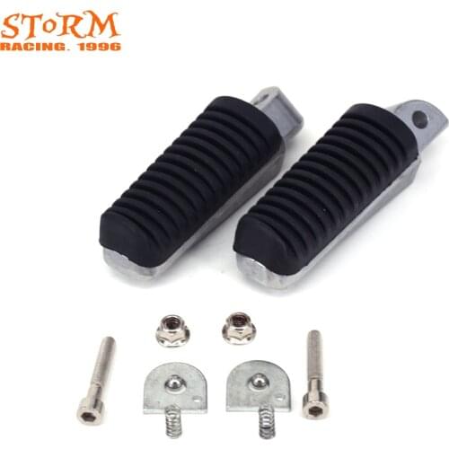 Motorcycle Rear Foot Pegs Footrest Pedals Aluminum For Yamaha FJR1300 FZ1 FZ400 FZ6 FZ6R XJR400 XJR1200 XJR1300 XJ6
