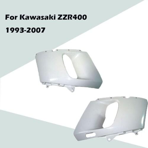 For Kawasaki ZZR400 1993-2007 Motorcycle Unpainted Left and Right Middle Bags Of Car Body ABS Injection Fairing Accessories