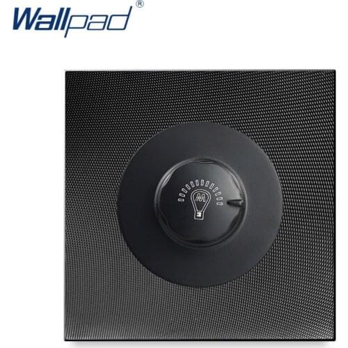 New Arrival Dimmer Switch Wallpad Luxury Aluminum Metal Panel Electric Wall Fan Switch 450W