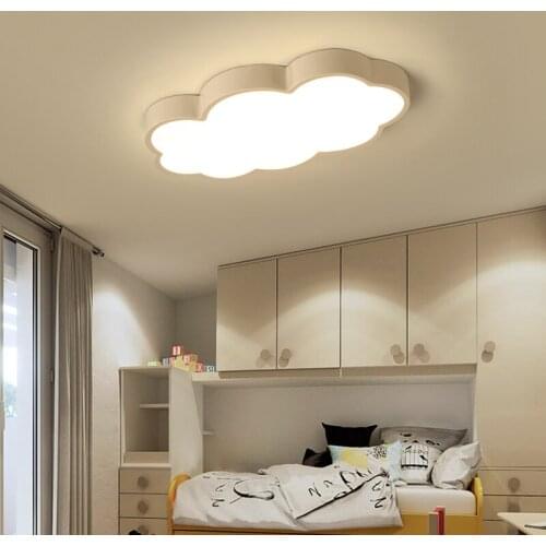 Clouds Modern Led Ceiling Lights For Bedroom Study Room Children Room Kids Rom Home Deco White/Pink/Blue Ceiling Lamp