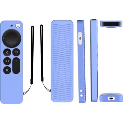 Durable Silicone Case Remote Control Use Directly Protective Cover for-Apple TV 4K 2021 6Th Remote Control Anti-abrasion