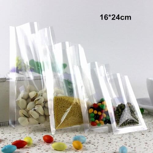 16*24cm Transpant Thicken Vacuum Bags Food Grade Plastic Bag Vacuum Bag