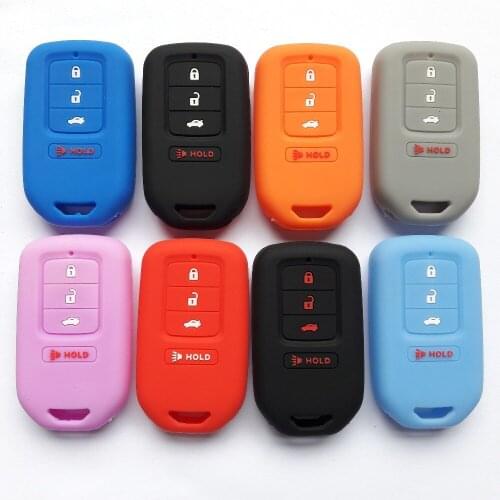 RUNFAAUTO 30pcs Silicon Key Case For Honda Ridgeline City VTi Insight Odyssey Accord Civic EX EXL CRV CR-Z HR-V Pilot 4B FOB