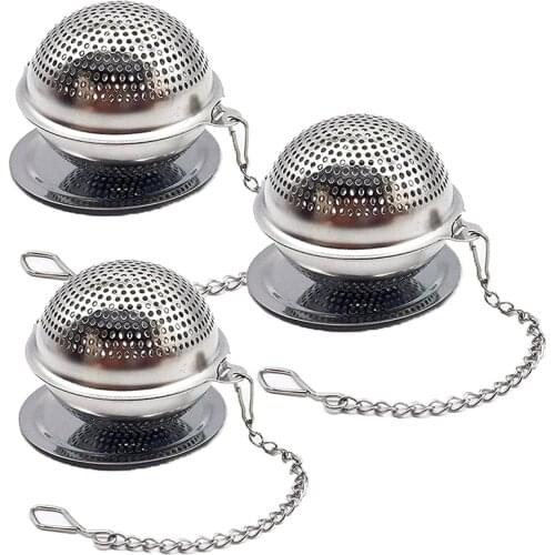 Stainless Steel Mesh Tea Ball Tea Infuser, Premium Tea Strainer Filters Tea Interval Diffuser for Loose Tea